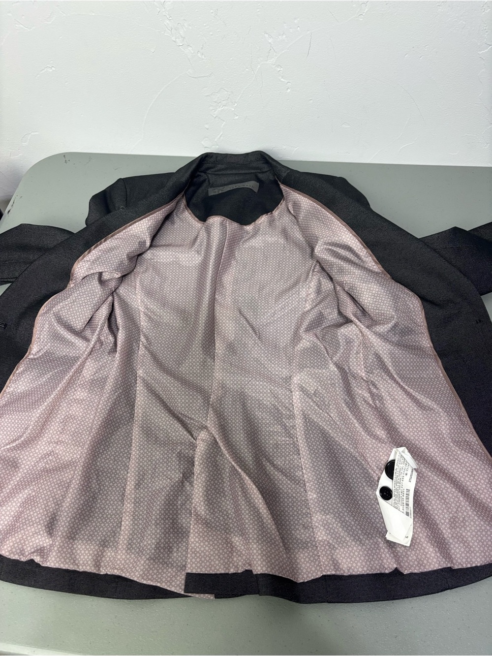 Zara Basic XS Women Blazer Tailored One Button Career Executive Office Business - Picture 9 of 11